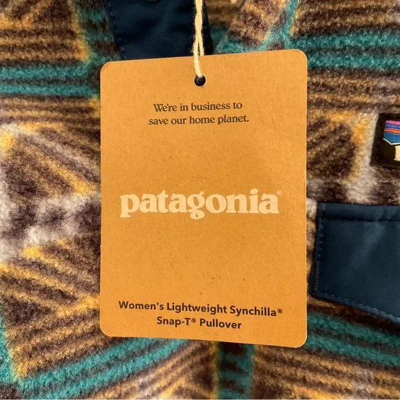 Patagonia Lightweight Synchilla Snap T Fleece Pullover Snow Beam - NWT - XXS